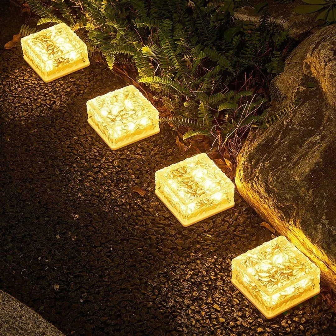 Solar Powered Outdoor Brick Light with Dusk Sensor – Waterproof Solar Garden Lights for Patio and Garden 6