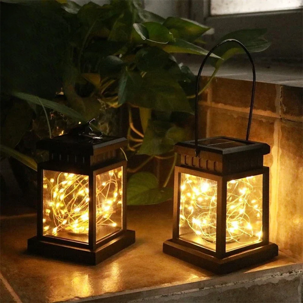 Triangle Solar Wall Light with Retro Design – Outdoor Garden Decoration 1