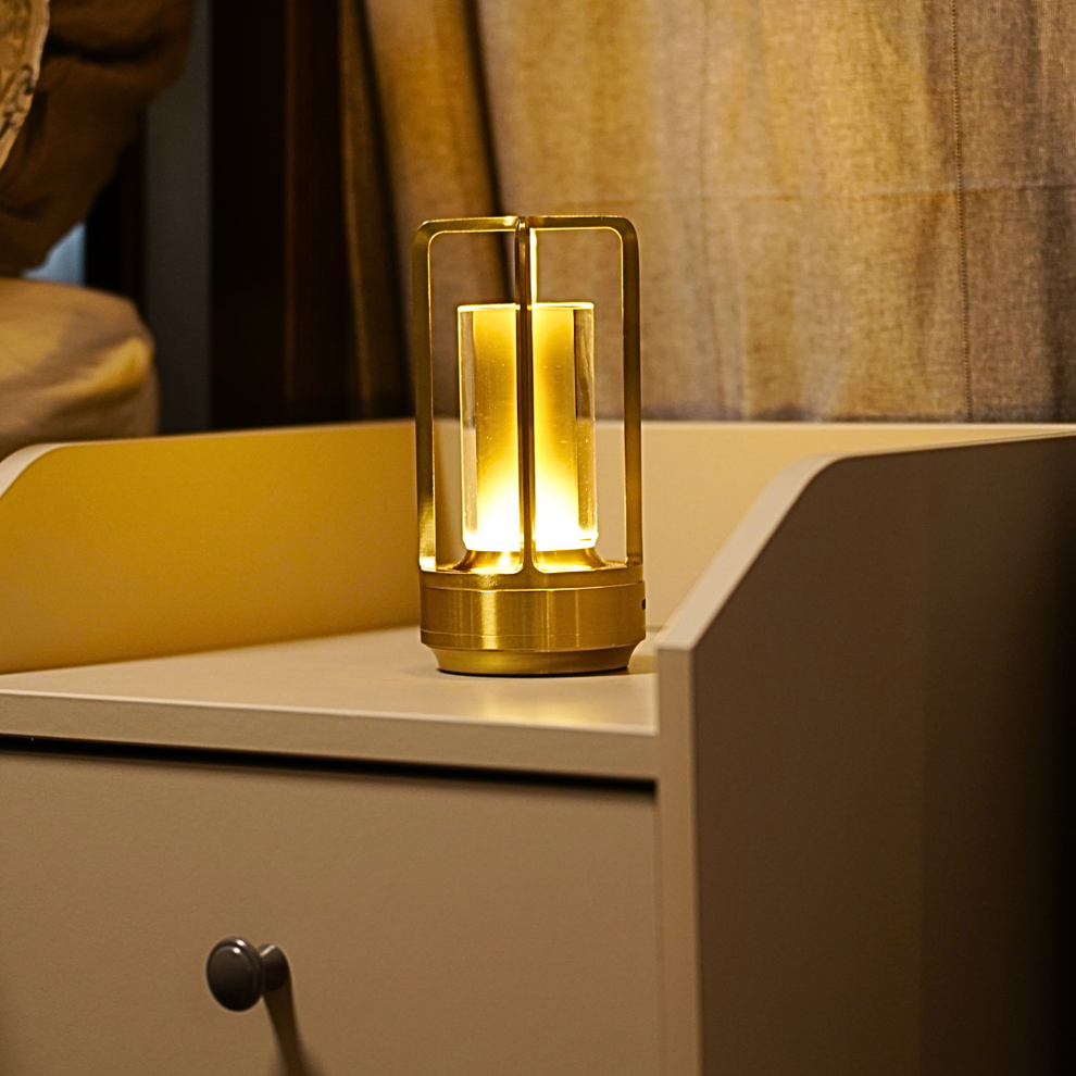 Rechargeable Crystal Lantern – Portable Ambient Light for Indoors & Outdoors