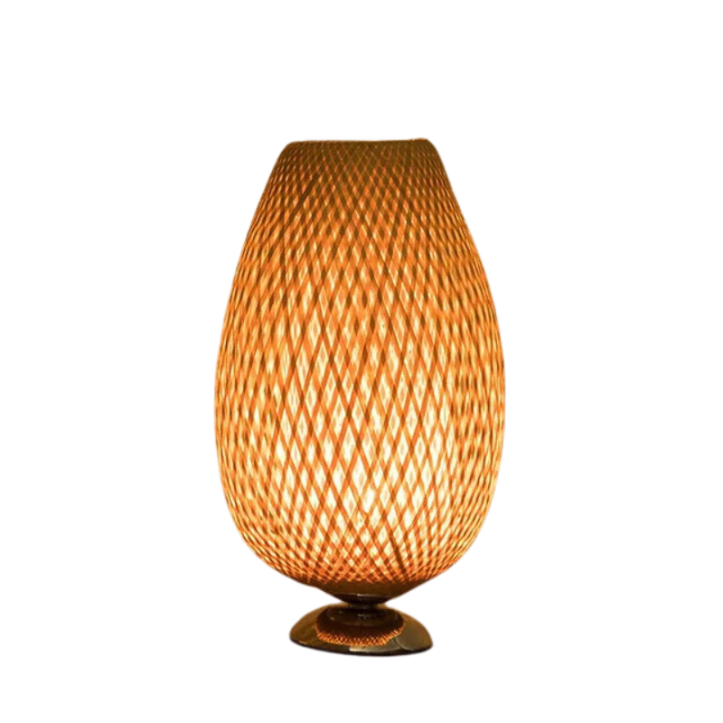 Vintage Bamboo Table Lamp for Living Room and Bedroom – Elegant Natural Design for Cozy Atmosphere 11