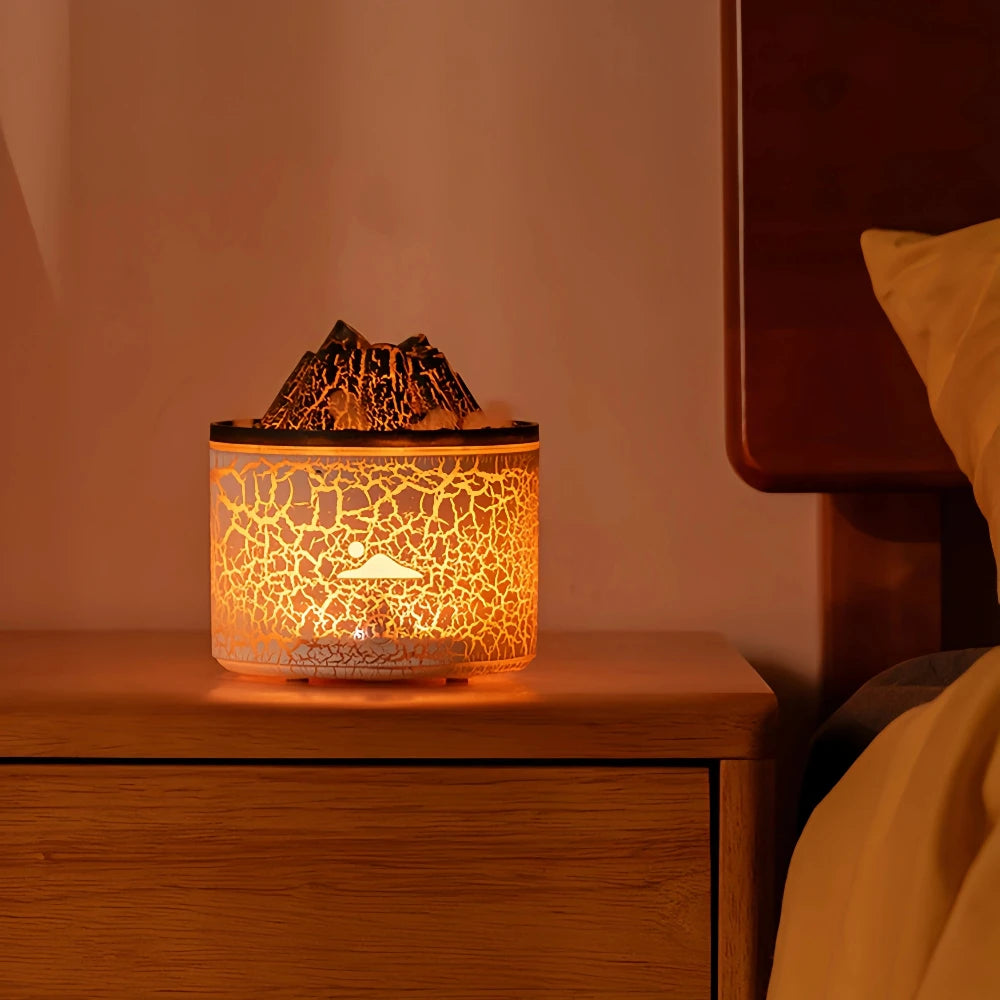 Volcano Humidifier with Cool Mist and Color Changing Lights – Aromatherapy Air Humidifier for Bedroom and Wellness 5
