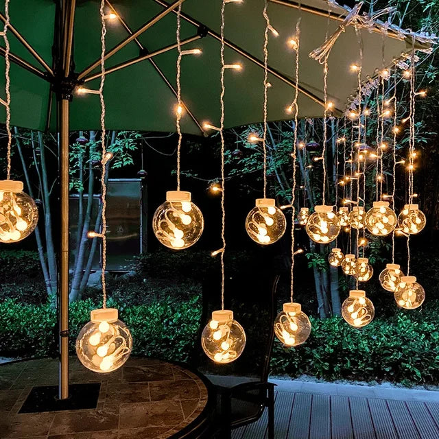Waterproof LED Fairy Lights – 3.5m Outdoor String Lights for Romantic Ambiance, Weatherproof Twinkle Lights for Garden and Patio 0
