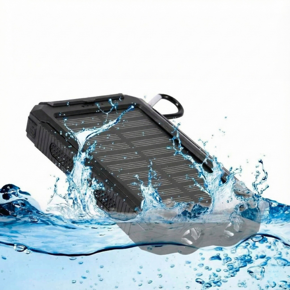 Waterproof Solar Power Bank 30000mAh with Dual USB Ports – Portable Charger for Outdoor Use 3