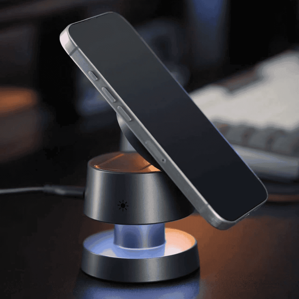 Wireless Charging Station for 4 Devices – Magnetic Fast Wireless Charger for iPhone MagSafe, Apple Watch, and More 0
