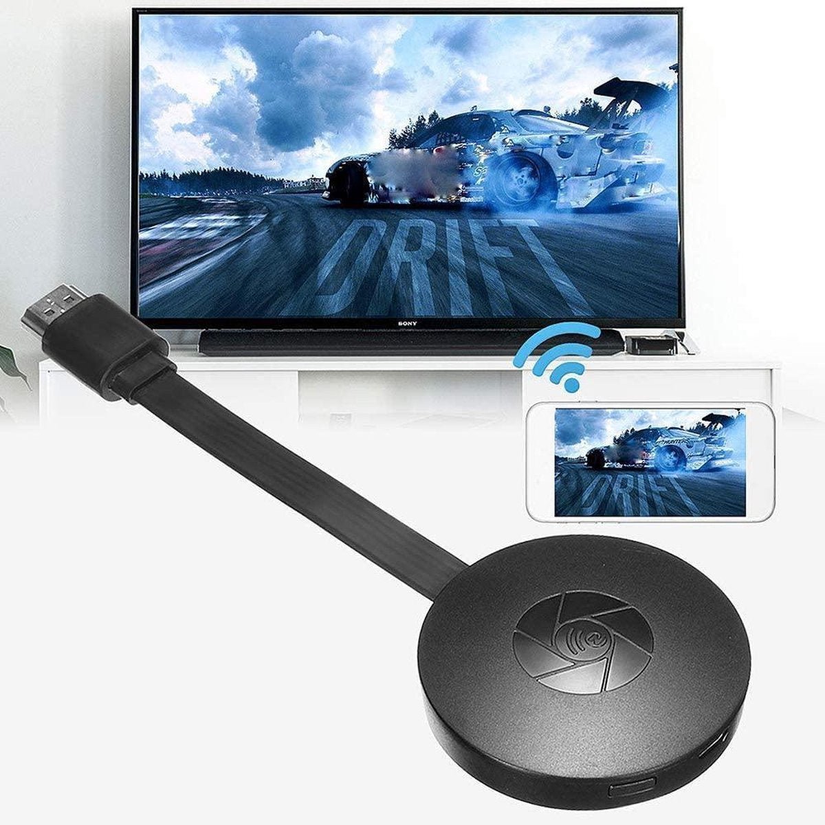 Wireless HDMI Streamer for Full HD 1080P Streaming – Plug and Play, Compatible with iOS, Android, Windows, and macOS 4