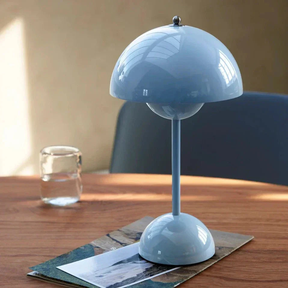 Solar LED Table Lamp | Warm Ambient Lighting for Cozy Interiors & Outdoor Evenings