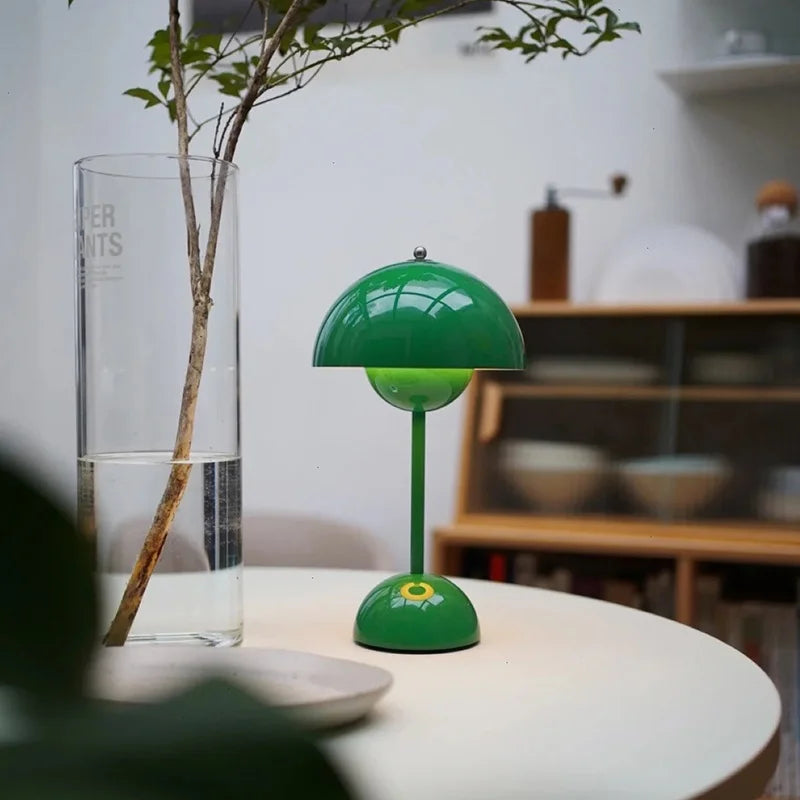 Solar LED Table Lamp | Warm Ambient Lighting for Cozy Interiors & Outdoor Evenings