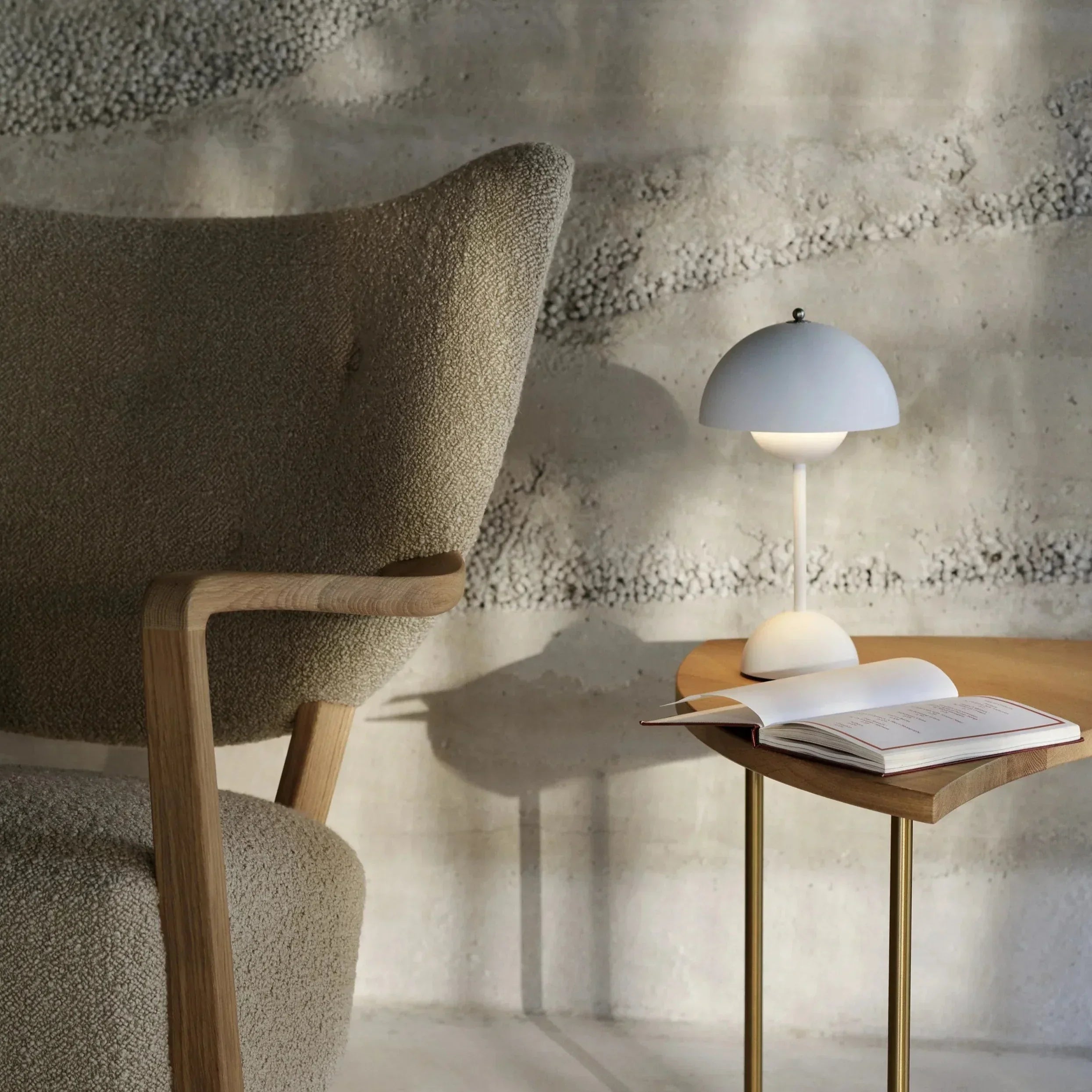 Solar LED Table Lamp | Warm Ambient Lighting for Cozy Interiors & Outdoor Evenings