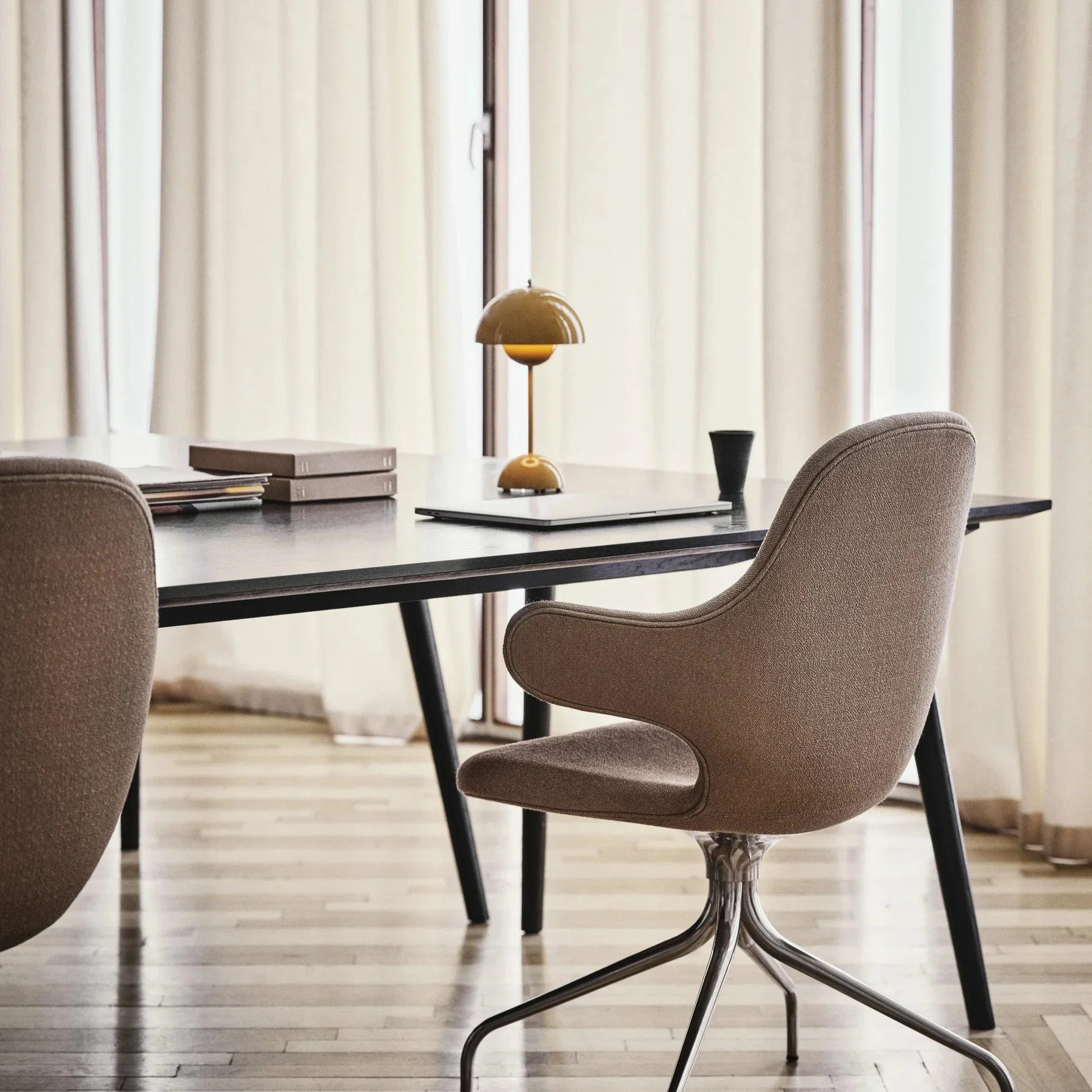 Solar LED Table Lamp | Warm Ambient Lighting for Cozy Interiors & Outdoor Evenings