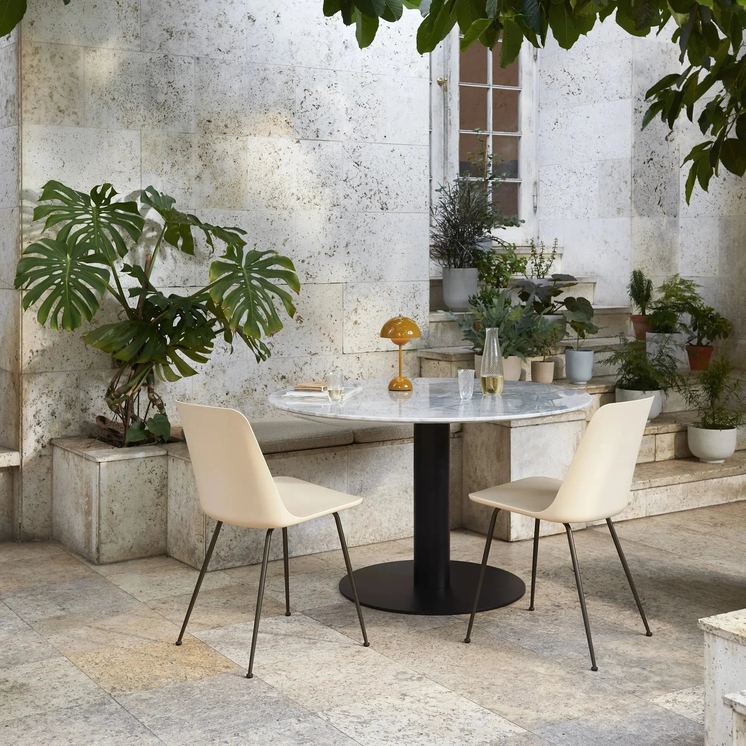 Solar LED Table Lamp | Warm Ambient Lighting for Cozy Interiors & Outdoor Evenings