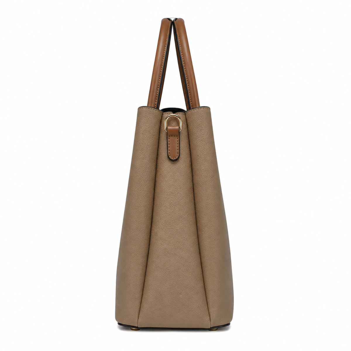 Zalvia Women’s Cognac Metropolitan Tote Handbag