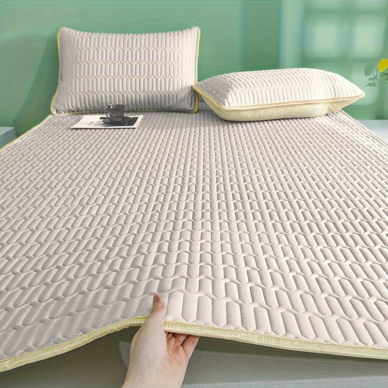 Cooling Latex Mat Set – Breathable & Foldable Comfort for Bedroom or Dorm