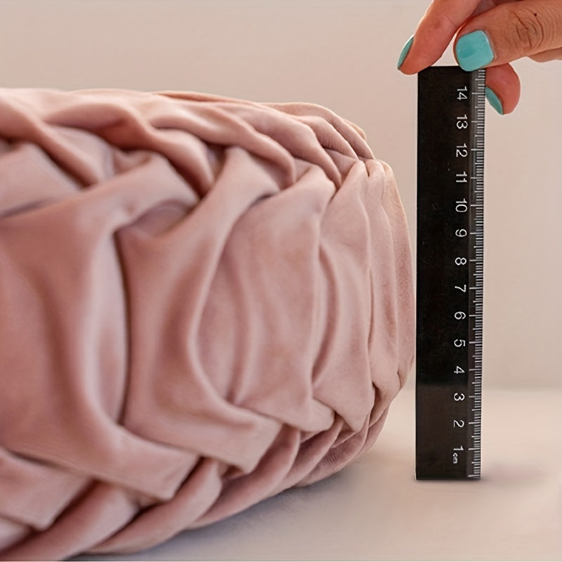 Round Velvet Pumpkin Cushion – Soft Plush Decorative Pillow for Sofa, Chair & Bedroom – Washable Home Accent