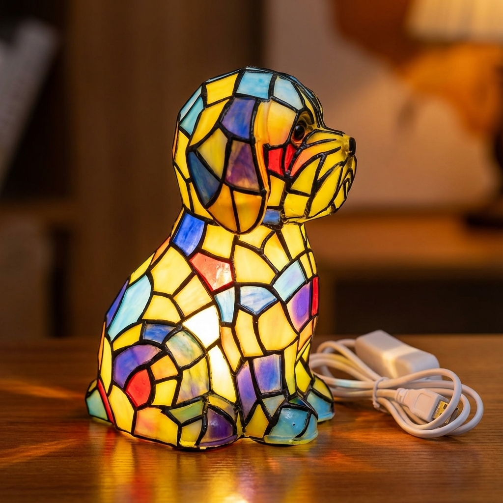 Friendship Glow Lamp – Artistic Resin Figurine with Warm Ambient Lighting 2