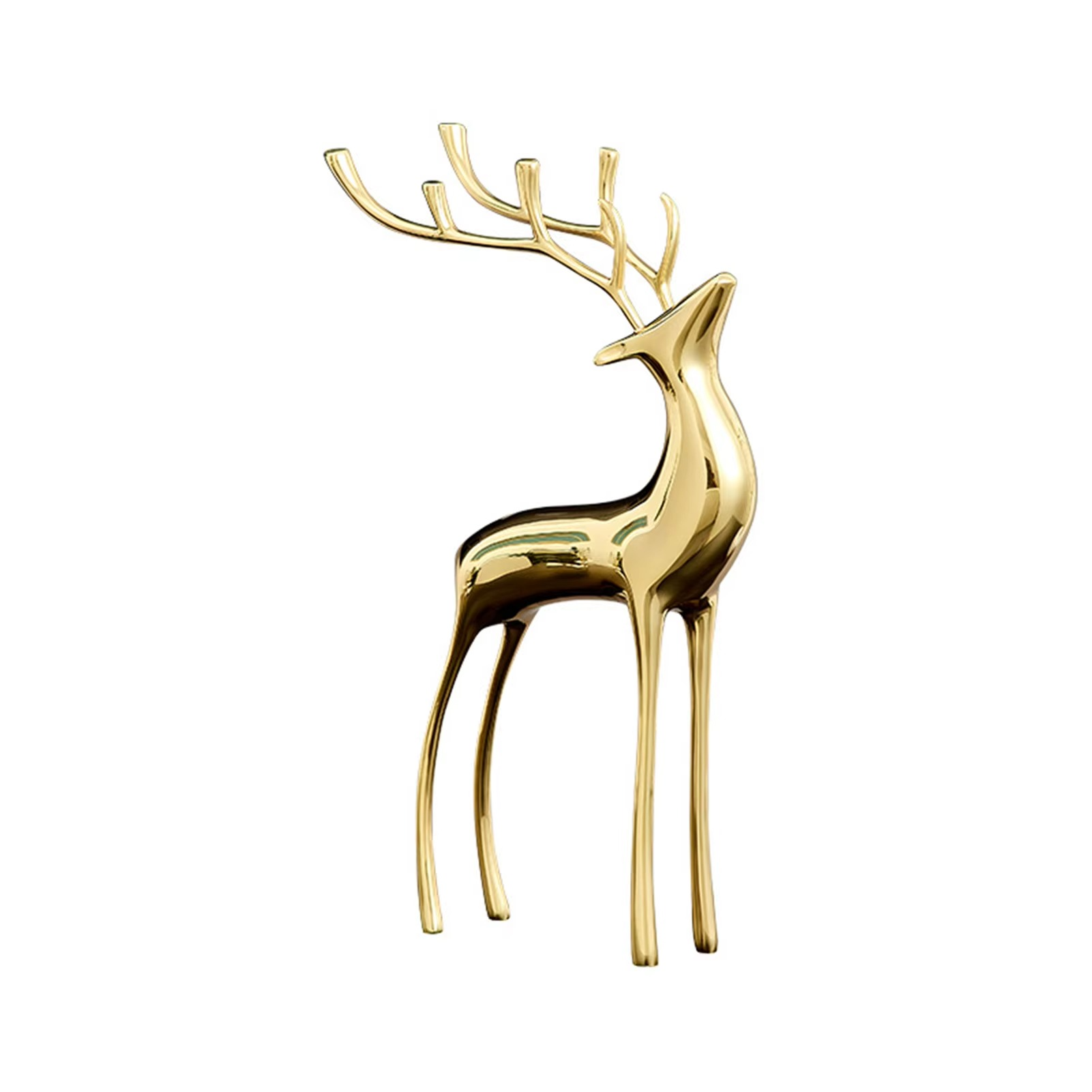 Elegant Christmas Table Centerpiece Set – Sculptural Reindeer Table Decoration for Festive Holiday Decor 10