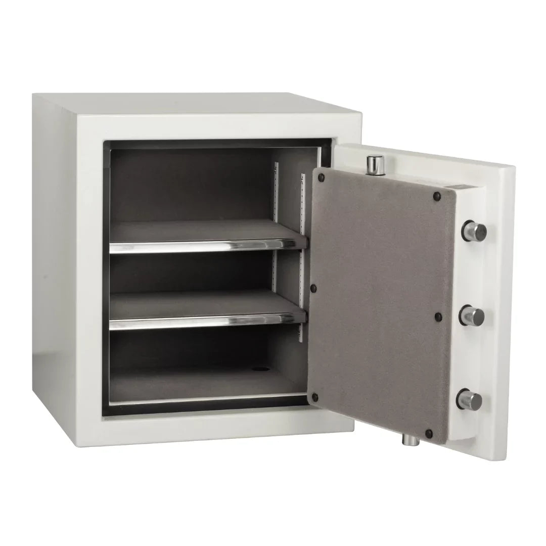 Hayman DV-2219 DynaVault Burglar Fire Safe with the door fully opened