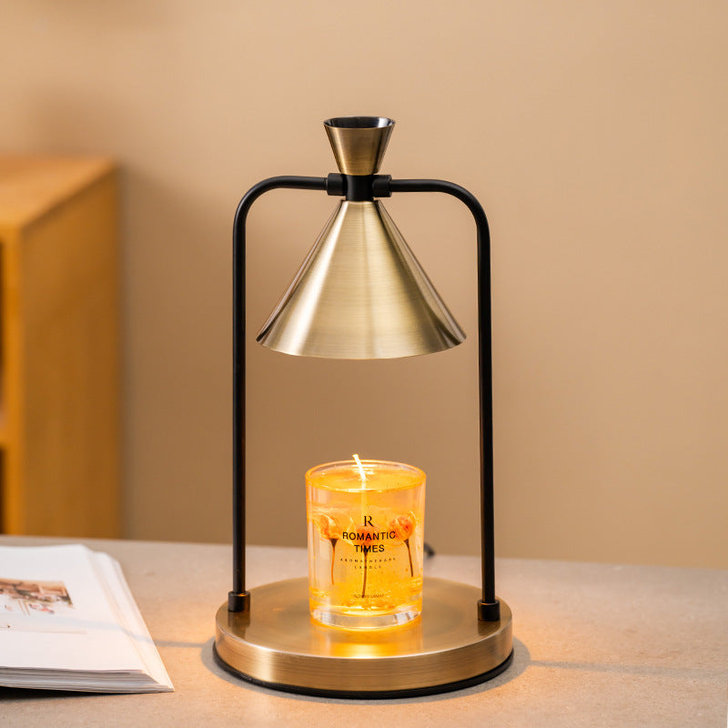 Luxury Candle Warmer Lamp – Elegant Fragrance Light with Adjustable Heat & Lampshade