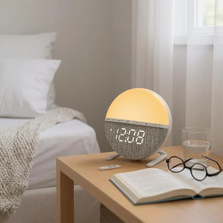 Sunrise Alarm Clock with Natural Sounds and Adjustable Brightness 3