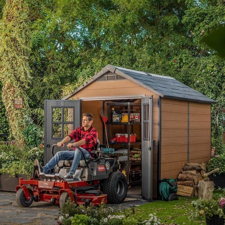 Keter Newton 7ft 6″ x 9ft 5″ (2.3 x 2.9m) Storage Shed