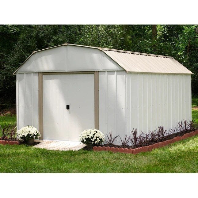 Arrow 10 ft x 14 ft Lexington Galvanized Steel Storage Shed