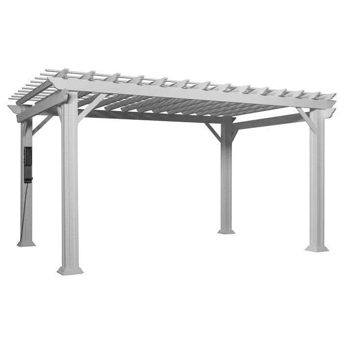 Backyard Discovery 14 ft. x 10 ft. Steel Traditional Pergola