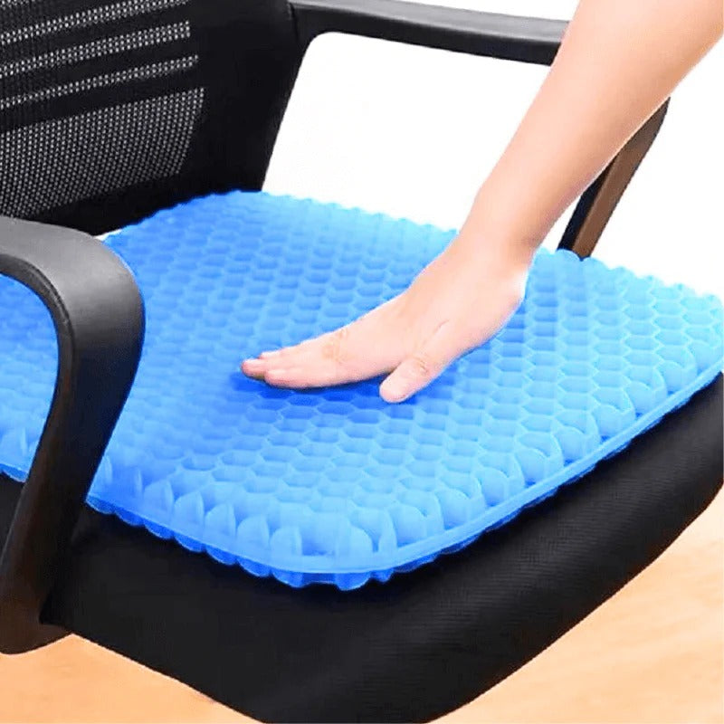 Honeycomb Gel Seat Cushion with Removable Cover – Ergonomic Comfort for Office, Car, and Home Use 2
