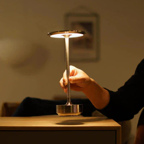 Wireless LED Table Lamp | Rechargeable & Dimmable Modern Lighting for Home & Office