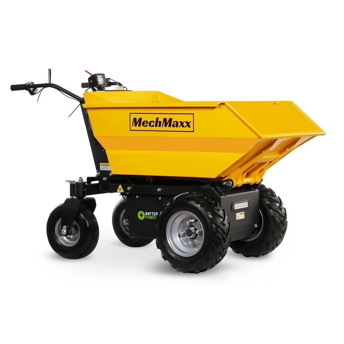 MechMaxx 1100 lb Electric Mini Dumper, 48V 1000W Brushless Motor – Model E50