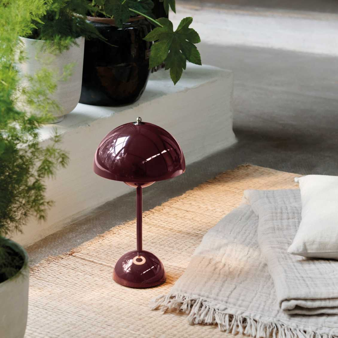 Solar LED Table Lamp | Warm Ambient Lighting for Cozy Interiors & Outdoor Evenings