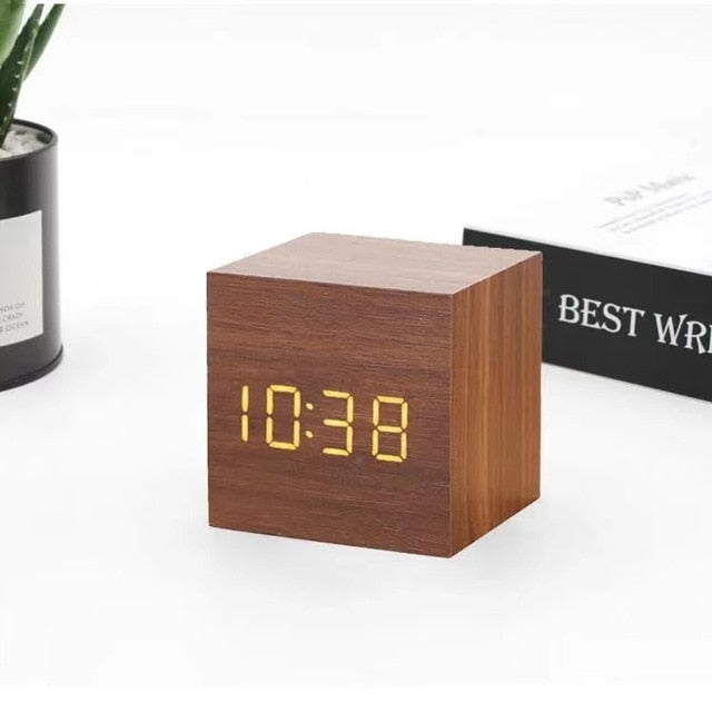 Stylish LED Alarm Clock with Minimalist Design & Smart Features