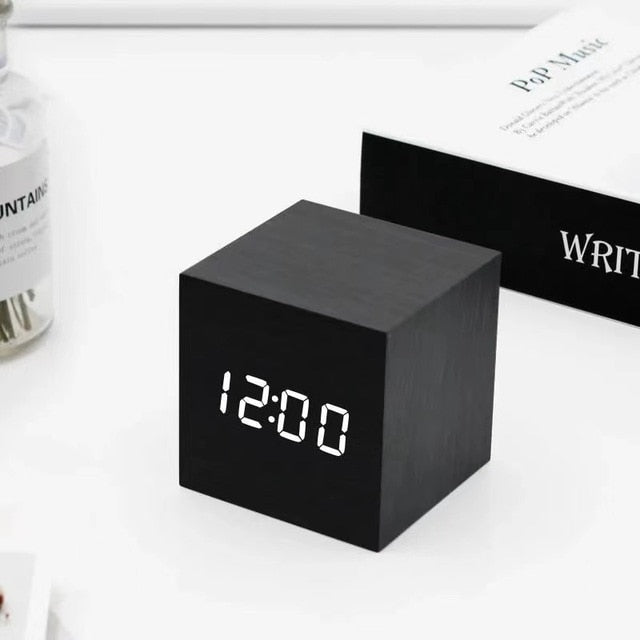 Stylish LED Alarm Clock with Minimalist Design & Smart Features