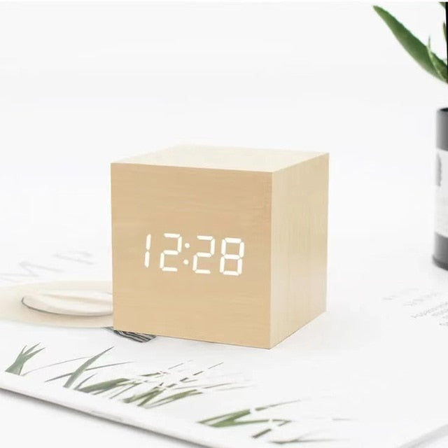 Stylish LED Alarm Clock with Minimalist Design & Smart Features