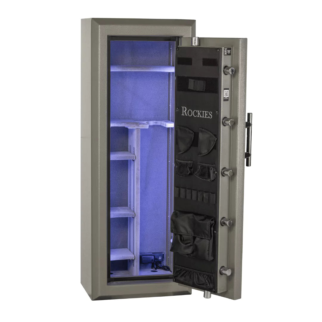 Hayman RK-5922 Rockies Gun Safe with door opened