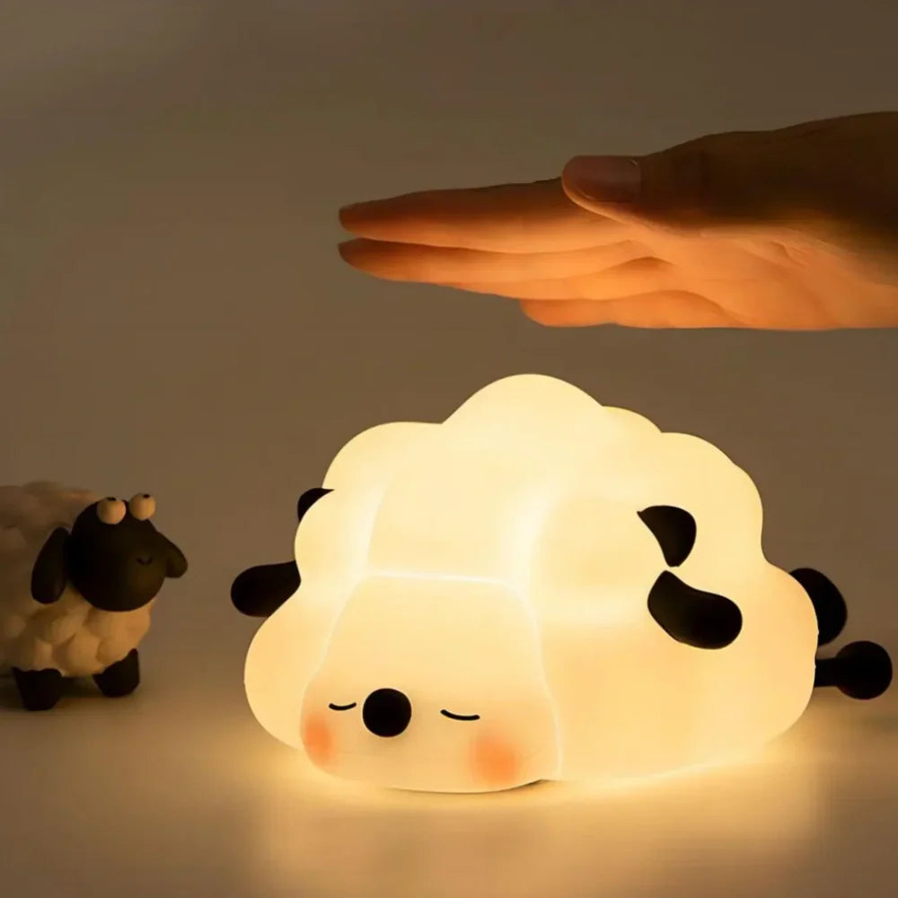 Cute Animal Night Light – Soft Silicone Kids’ Lamp with Color Change & Rechargeable Design