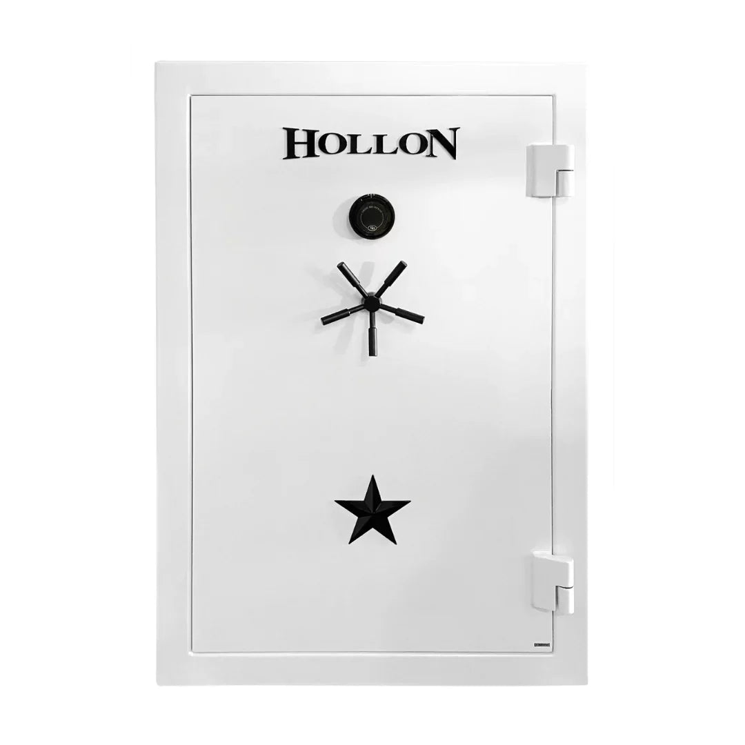 Hollon WHITE Republic Gun Safe RG-39C with the door closed