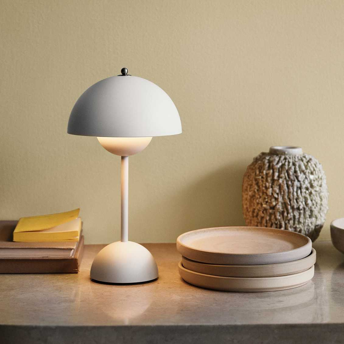Solar LED Table Lamp | Warm Ambient Lighting for Cozy Interiors & Outdoor Evenings