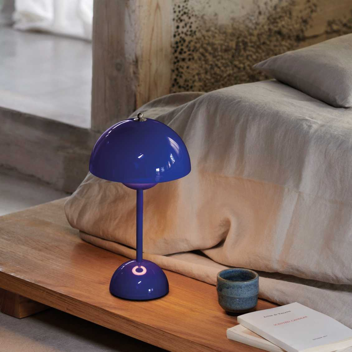 Solar LED Table Lamp | Warm Ambient Lighting for Cozy Interiors & Outdoor Evenings