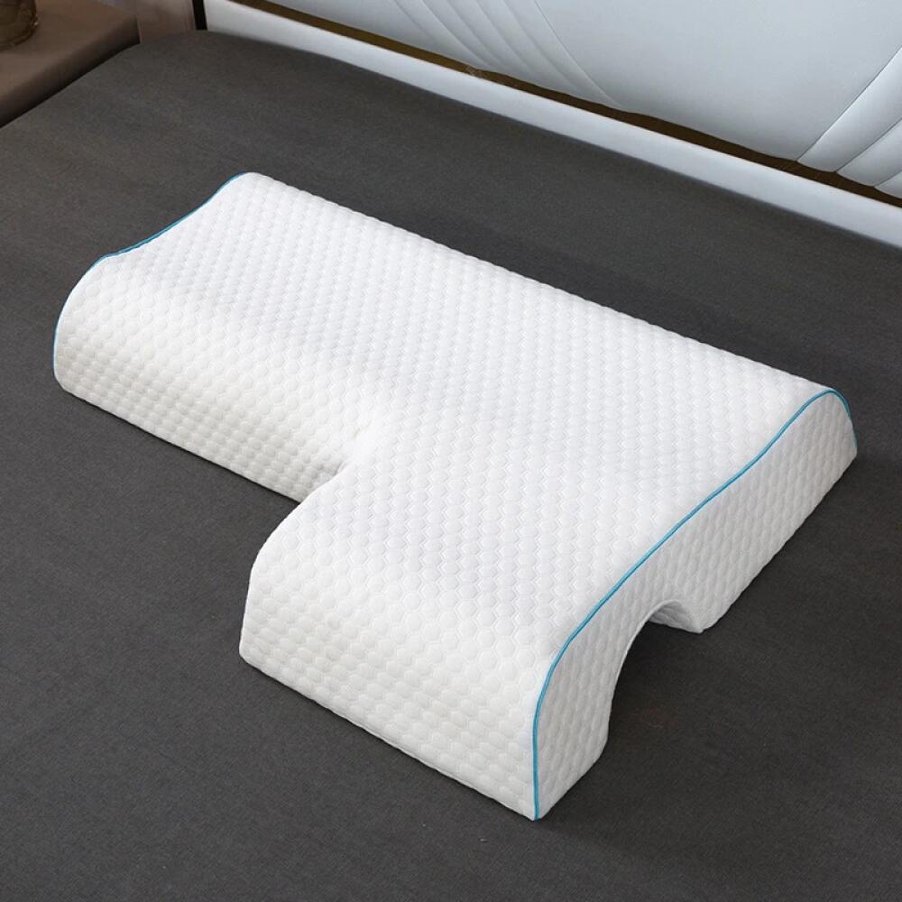 Gel-Infused Shoulder Relief Pillow for Side Sleepers - Cooling Comfort with Arm Pocket Design 3
