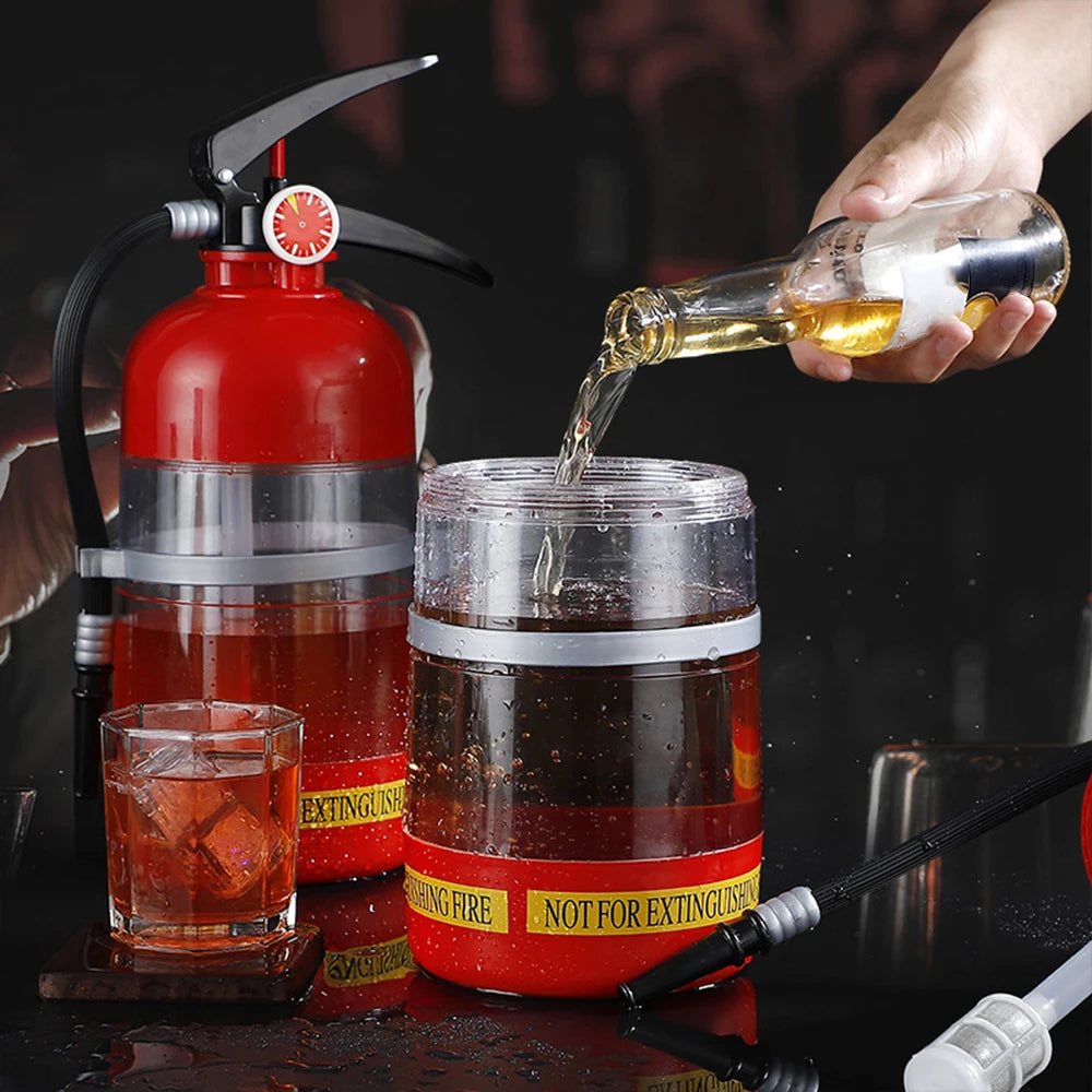 1.5L Fire Extinguisher Drink Dispenser – Unique Beverage Pourer for Parties, Durable Plastic, Eye-Catching Design 3