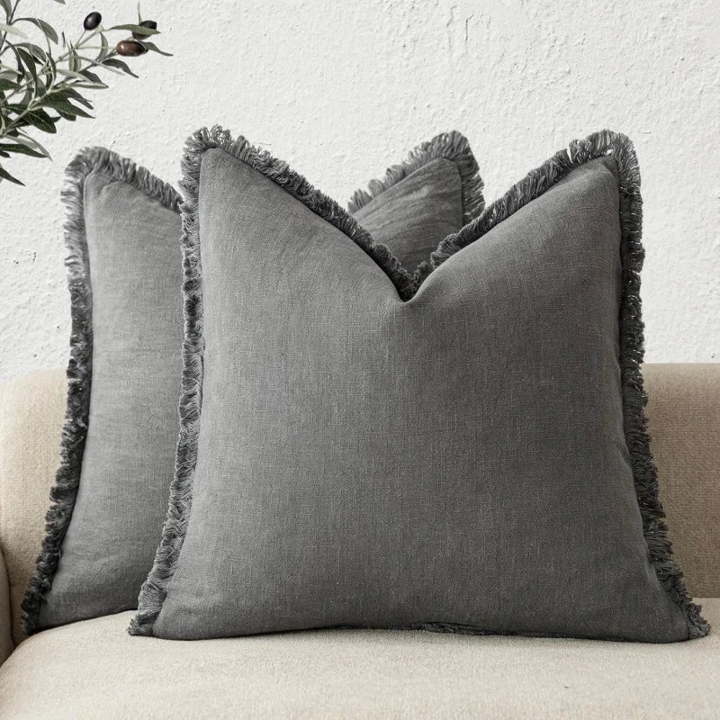 100% Cotton Decorative Cushion Covers – Modern Design, 45x45 cm, Versatile for Sofa and Bed, Machine Washable 9