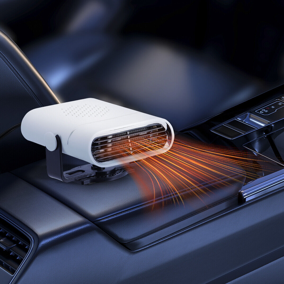 12V Portable Car Heater and Window Defroster - 150W Compact Heating and Cooling Fan for Instant Comfort 2