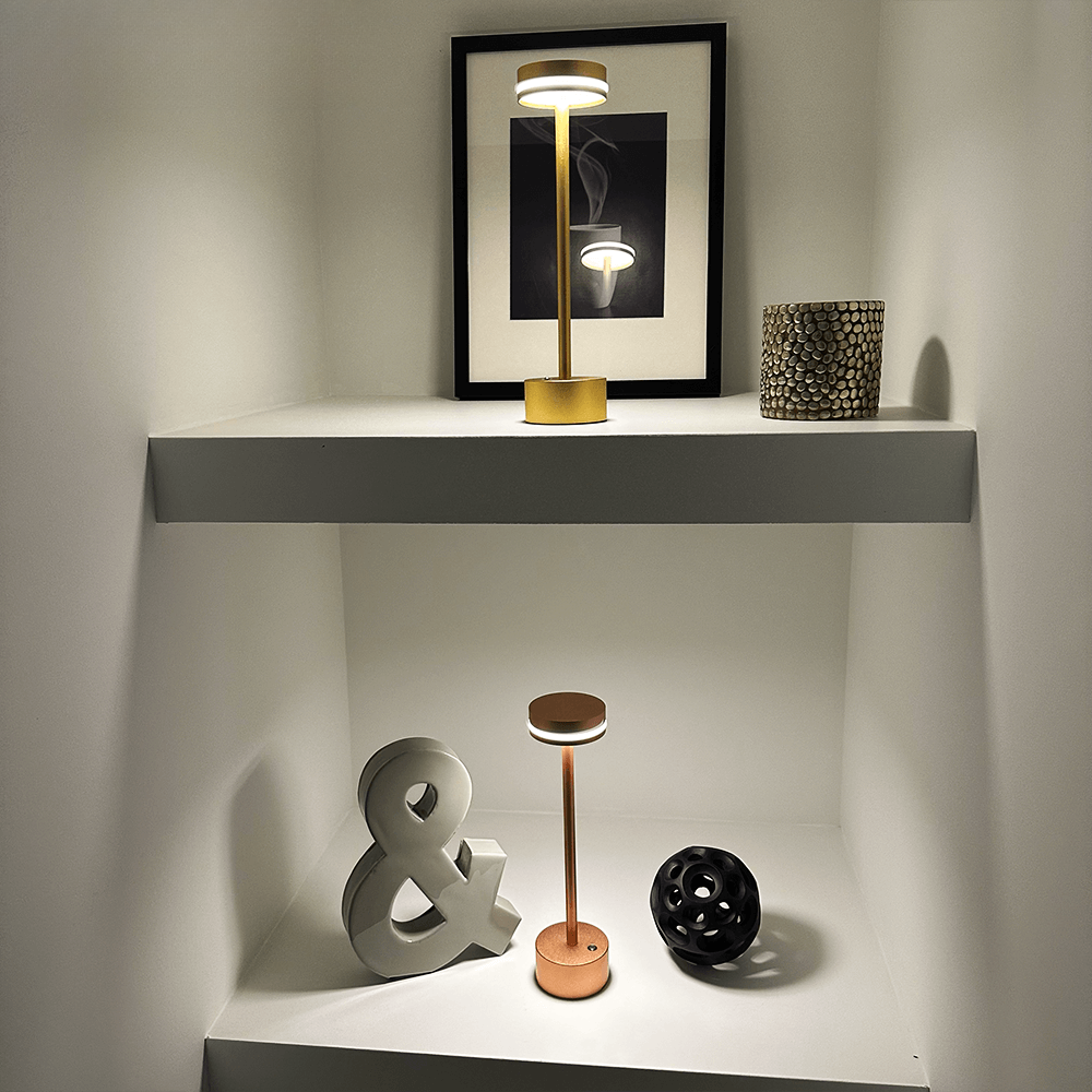 Modern Wireless LED Table Lamp – Dimmable Lighting for Indoor and Outdoor Atmosphere