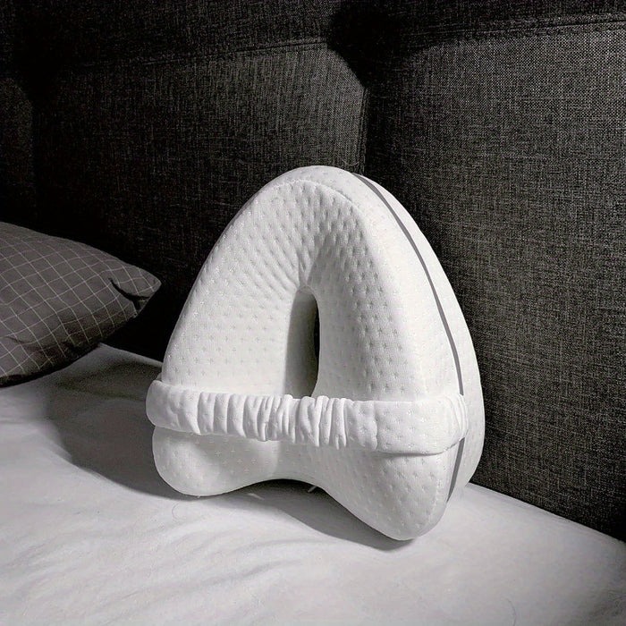 Side Sleeper Pillow – Memory Foam Knee Cushion for Comfort & Spinal Alignment