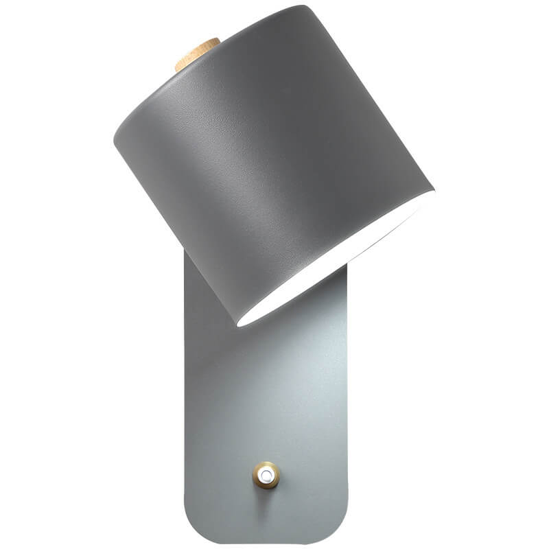 Gray wall lamp on a white background
