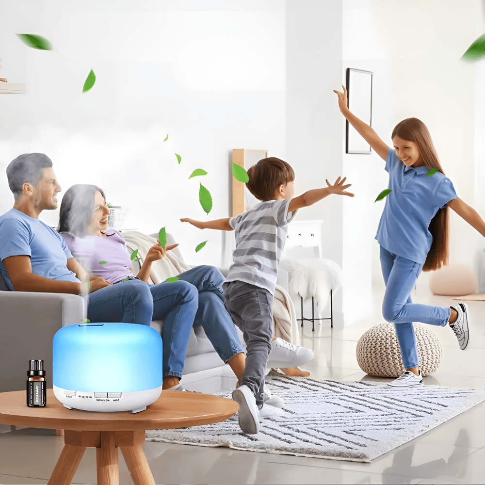 Multifunctional Aroma Diffuser with Bluetooth Speaker and Humidifier - 4-in-1 Electric Diffuser for Essential Oils and Night Light 4