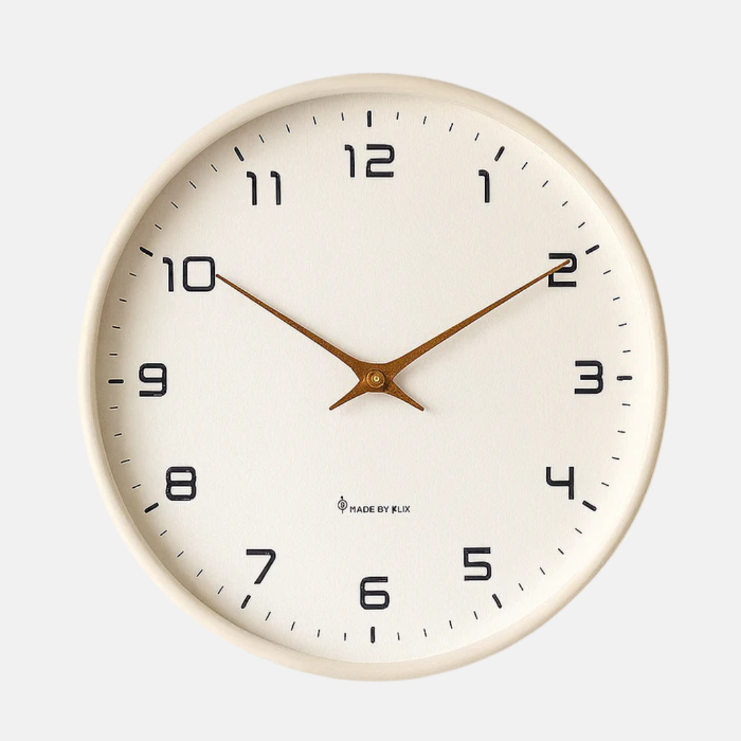 Scandinavian Simplicity Wooden Wall Clock