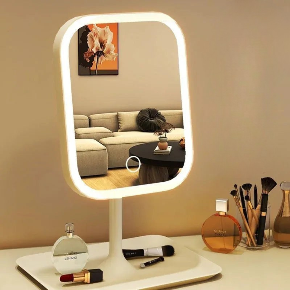 LED Vanity Mirror with Lights – Touch Control, 3 Light Colors for Perfect Makeup Application 4