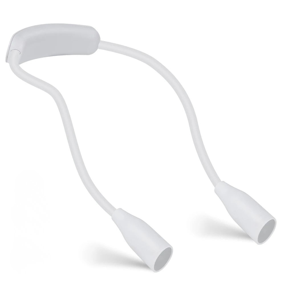 USB Rechargeable LED Neck Lamp with 3 Light Colors and Dimmable Brightness – Flexible, Lightweight Design for Reading and Outdoor Tasks 0