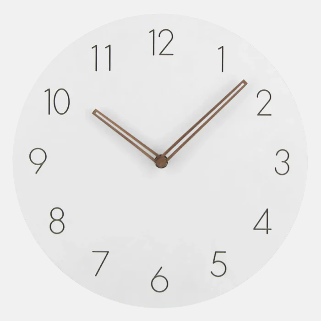 Minimalist Norwegian Wall Decoration Silent Clock 29 cm