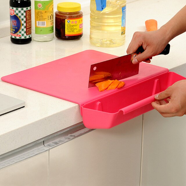 2-in-1 Reversible Cutting Board with Juice Groove – Versatile Chopping Board for Efficient Meal Prep, Durable Food-Grade Material 1